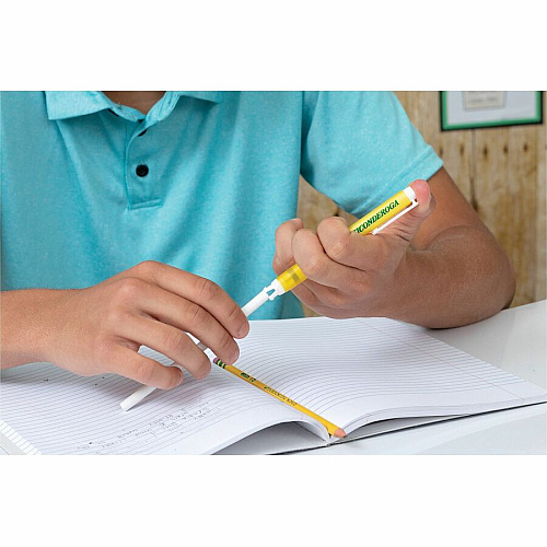 Ticonderoga Retractable Eraser Refills White - 3 / Pack - Smudge-free, Residue-free, Non-tearing, Latex-free, Retractable, Latex-free, Soft (X38003)