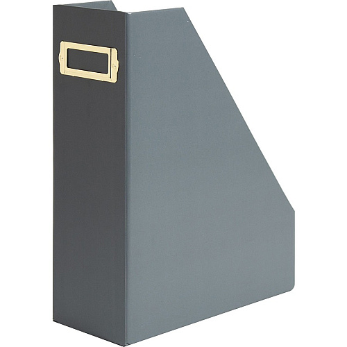 U Brands Paper Wrapped Desk Organization Kit Desktop - Sturdy, Lightweight - Gray - Chipboard - 1 Each (3204U0002)