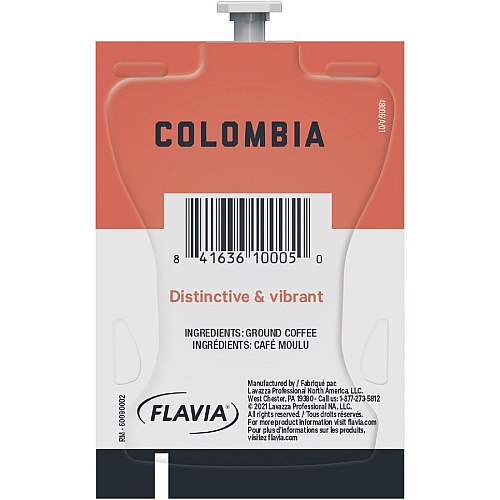 Alterra Freshpack Colombia Coffee Compatible with Flavia Aroma, Flavia Barista, FLAVIA Creation 600, Flavia Creation 500, Flavia Creation 200, Flavia Creation 150, Flavia Creation 300 - Medium - Freshpack - 100 / Carton (48006)