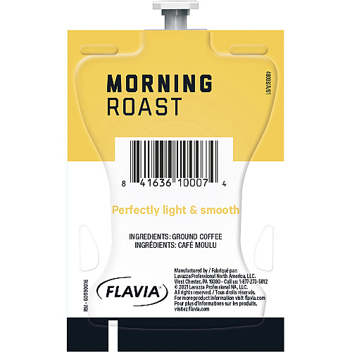 Alterra Freshpack Morning Roast Coffee Compatible with Flavia Aroma, Flavia Barista, FLAVIA Creation 600, Flavia Creation 500, Flavia Creation 200, Flavia Creation 150, Flavia Creation 300 - Light/Smooth - Freshpack - 100 / Carton (48008)