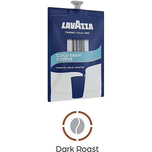 Lavazza Freshpack Cold Brew Coffee Compatible with Flavia Creation 300 with Chill Refresh Module, Flavia Creation 600 with Chill Module - Freshpack - Cocoa - 80 / Carton (48059)