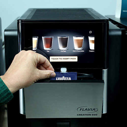 Lavazza Freshpack Cold Brew Coffee Compatible with Flavia Creation 300 with Chill Refresh Module, Flavia Creation 600 with Chill Module - Freshpack - Cocoa - 80 / Carton (48059)