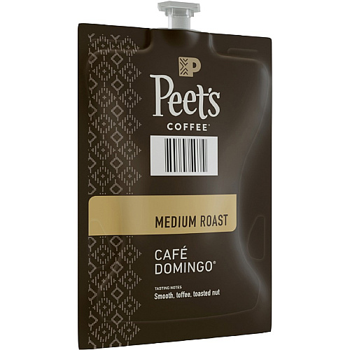 Peet's Coffee Peet's Freshpack Cafe Domingo Coffee Compatible with Flavia Aroma, Flavia Barista, FLAVIA Creation 600, Flavia Creation 500, Flavia Creation 200, Flavia Creation 150, Flavia Creation 300 - Medium - Freshpack - Cafe Domingo - 76 / Car (48035)