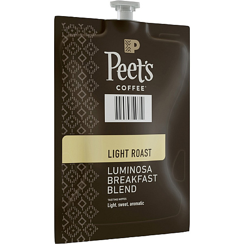 Peet's Coffee Peet's Freshpack Colombia Luminosa Coffee Compatible with Flavia - American - Light - Freshpack - Colombia Luminosa, Fruity, Arabica - 76 / Carton (48037)