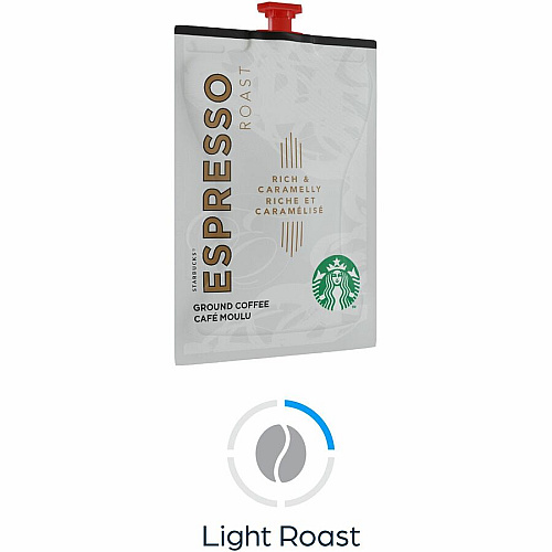 Starbucks Freshpack Espresso Roast Coffee Compatible with Flavia Barista - Freshpack - Espresso - 72 / Carton (48041)