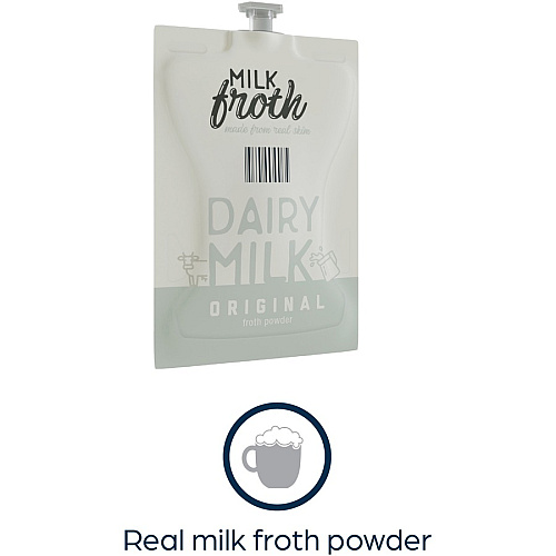 Flavia Freshpack Real Milk Froth Powder Compatible with Flavia Barista, FLAVIA Creation 600, Flavia Creation 500, Flavia Creation 200, Flavia Creation 150, Flavia Creation 300, Flavia Aroma - Freshpack - Latte, Cappuccino - 72 / Carton (48002)