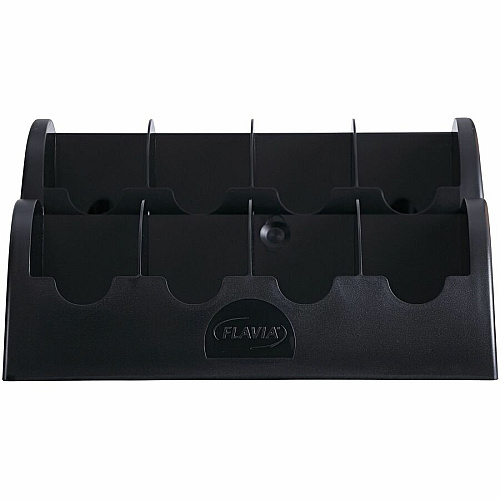 Flavia Freshpacks Small Merchandiser 80 x Drink - Drawer Size : 10" - 4.40" Height x 13.60" Width x 13" Depth - Sturdy, Compact, Recyclable - Black - Plastic - 1 Each (25200000)
