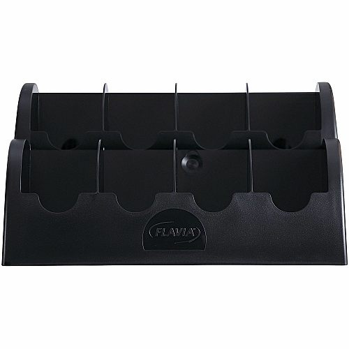 Flavia Freshpacks Small Merchandiser 80 x Drink - Drawer Size : 10" - 4.40" Height x 13.60" Width x 13" Depth - Sturdy, Compact, Recyclable - Black - Plastic - 1 Each (25200000)