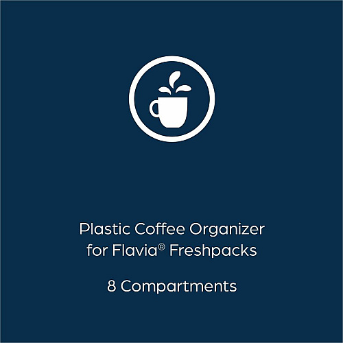 Flavia Freshpacks Small Merchandiser 80 x Drink - Drawer Size : 10" - 4.40" Height x 13.60" Width x 13" Depth - Sturdy, Compact, Recyclable - Black - Plastic - 1 Each (25200000)