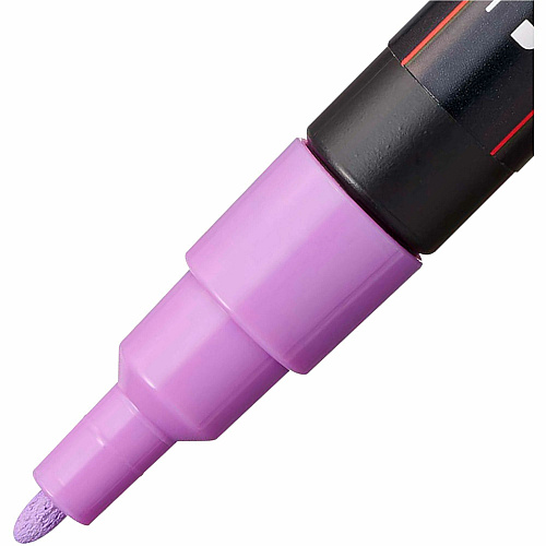 uni-ball uni&reg; Posca PC-3M Paint Markers Fine Marker Point - Green, Blue, Light Blue, Yellow, Red, Pink, White, Black Ink - Water Based, Pigment-based - 8 / Pack (PC3M8C)