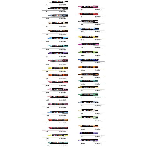uni-ball uni&reg; Posca PC-5M Paint Markers Medium Marker Point - Yellow Ink - Water Based, Pigment-based - 6 / Pack (PC5MYELLOW)