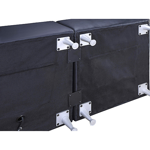 Lorell Mounting Plate for Modular Device - Black Iron - 2 / Pack (LLR86942)