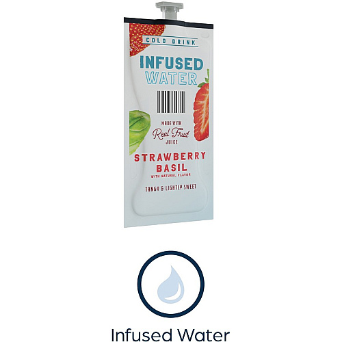 Flavia Strawberry Basil Infused Water Freshpack Strawberry Basil - 100 / Carton (48053)