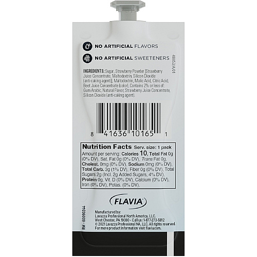Flavia Strawberry Basil Infused Water Freshpack Strawberry Basil - 100 / Carton (48053)