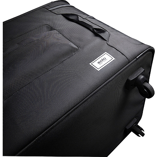 Solo PRO TRANSPORTER 128 Roller Travel/Luggage Bottom Case- Box 1 of 2 - Black Bump Resistant - 20.5" Height x 26" Width x 18.8" Depth - 33.81 gal Volume Capacity - 1 Each (SSC11110)