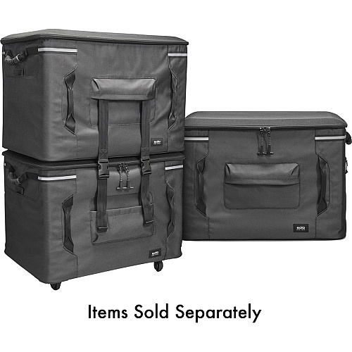 Solo PRO TRANSPORTER 128 Roller Travel/Luggage Bottom Case- Box 1 of 2 - Black Bump Resistant - 20.5" Height x 26" Width x 18.8" Depth - 33.81 gal Volume Capacity - 1 Each (SSC11110)