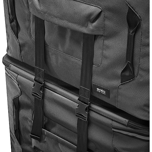 Solo PRO TRANSPORTER 128 Non Roller Travel/Luggage Top Case - Box 2 of 2 - Black Bump Resistant - 17.5" Height x 26" Width x 18.8" Depth - 33.81 gal Volume Capacity - 1 Each (SSC11010)