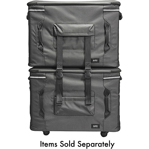 Solo PRO TRANSPORTER 128 Non Roller Travel/Luggage Top Case - Box 2 of 2 - Black Bump Resistant - 17.5" Height x 26" Width x 18.8" Depth - 33.81 gal Volume Capacity - 1 Each (SSC11010)