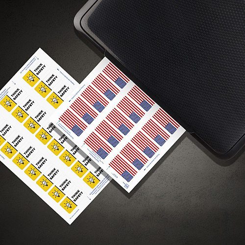 Avery Waterproof Vinyl Stickers, 1? x 2? , Laser, 120ct Rectangle Shape - Full-Bleed Design - Printable, Water Proof, Fade Resistant, UV Coated, Permanent Adhesive, Water Resistant, Durable, Chemical Resistant, Abrasion Resistant - 1" Height x 2"  (61537)