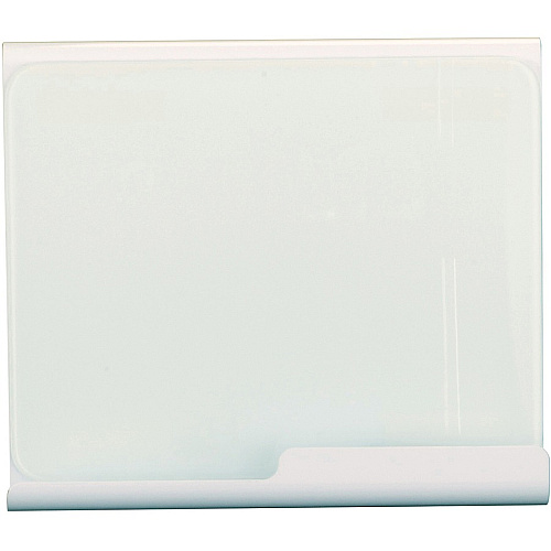 Safco Wave Whiteboard Holder 14.75" Height x 17" Width x 7" Depth - Desktop - Powder Coated - White (3220WH)