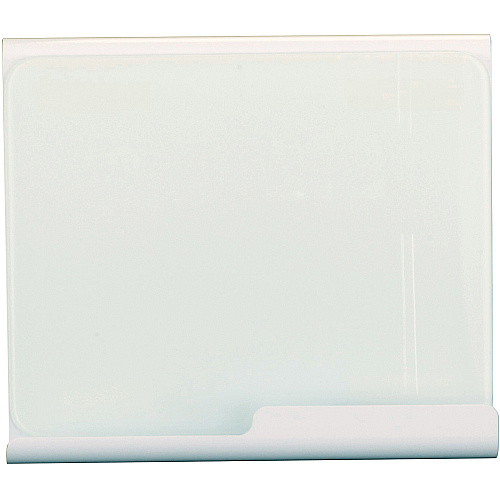 Safco Wave Whiteboard Holder 14.75" Height x 17" Width x 7" Depth - Desktop - Powder Coated - White (3220WH)