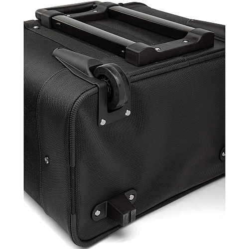 bugatti Travel/Luggage Case for 17.3" Notebook - Black Polyester Body - Telescoping Handle, Handle - 17.3" Height x 18.3" Width x 11" Depth - 1 Each (BZCW1645BK)