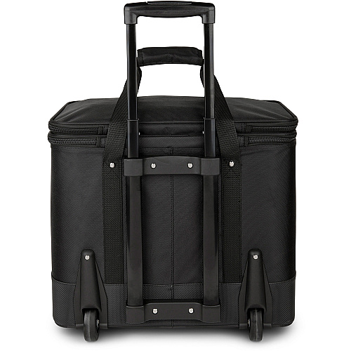 bugatti Travel/Luggage Case for 17.3" Notebook - Black Polyester Body - Telescoping Handle, Handle - 17.3" Height x 18.3" Width x 11" Depth - 1 Each (BZCW1645BK)