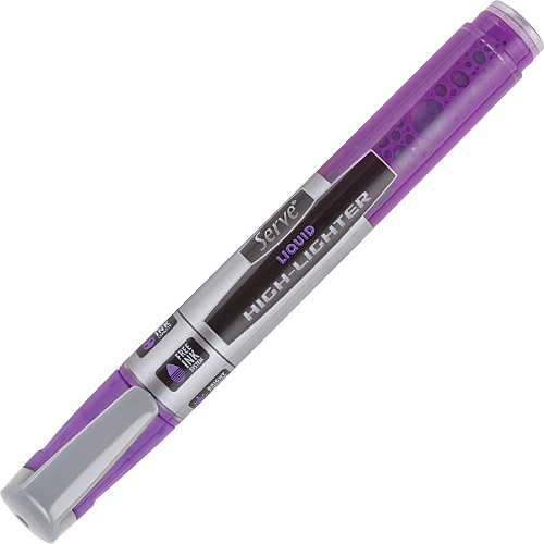 Serve Jumbo Liquid Highlighters Chisel Marker Point - Fluorescent Assorted Ink - Pigment-based, Liquid - 4 / Set (LKTFB4KRPA)