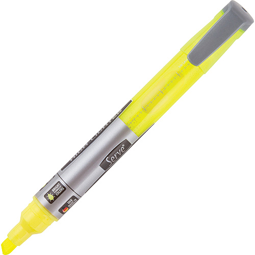 Serve Jumbo Liquid Highlighters Chisel Marker Point - Fluorescent Assorted Ink - Pigment-based, Liquid - 4 / Set (LKTFB4KRPA)