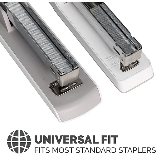 Fellowes ¼" Full Strip of Staples 5000pk ( 1/4" - for Paper - Silver - 1 Each 5010801)