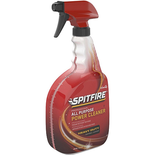 Diversey Spitfire Power Cleaner Ready-To-Use - 32 fl oz (1 quart) - Fresh ScentSpray Bottle - 8 / Carton - Heavy Duty - Red (CBD540014)