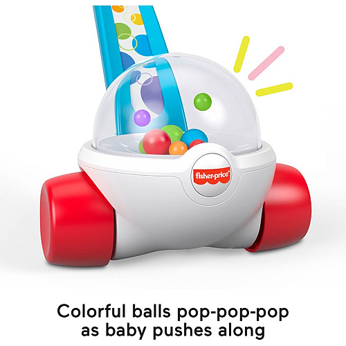 Fisher-Price Classic Corn Popper Push Toy - 1-3 Year - Blue (HBT55)