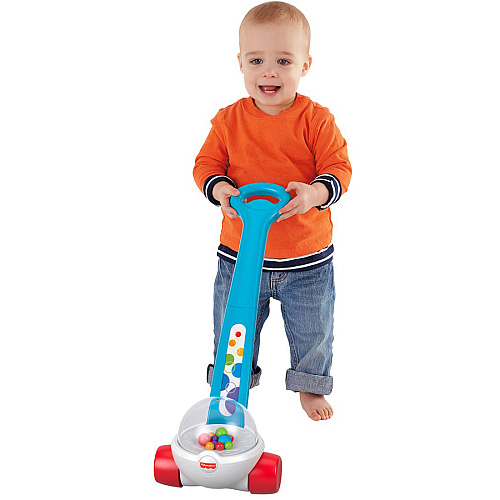 Fisher-Price Classic Corn Popper Push Toy - 1-3 Year - Blue (HBT55)