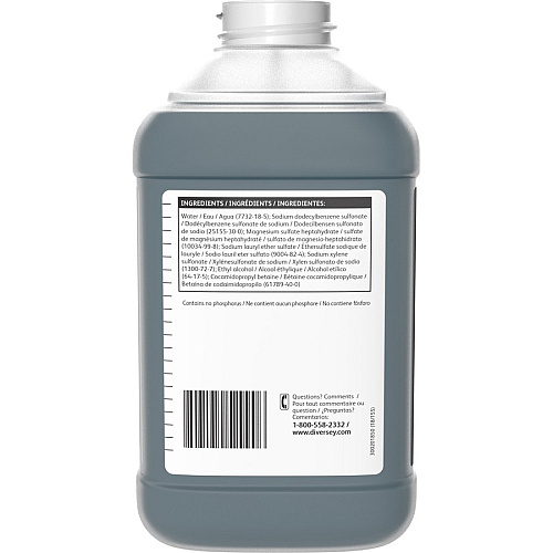 Diversey Suma Pan-Clean D1.5 Concentrate - 84.5 fl oz (2.6 quart) - Floral Scent - Non-corrosive, Long Lasting - Blue Bottle - 2 / Carton (100839776)