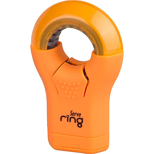 Serve Ring Eraser & Sharpener Plastic - Multicolor - 1 Each (RING8KTKR)