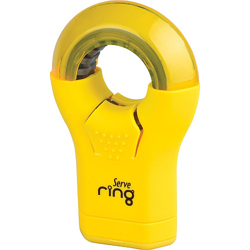 Serve Ring Eraser & Sharpener Plastic - Multicolor - 1 Each (RING8KTKR)