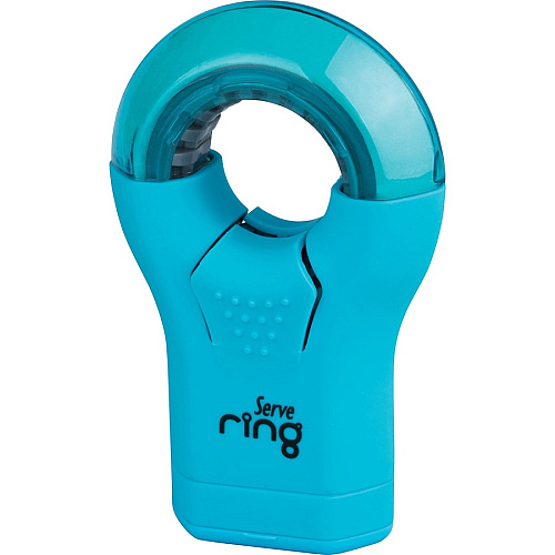 Serve Ring Eraser & Sharpener Plastic - Multicolor - 1 Each (RING8KTKR)
