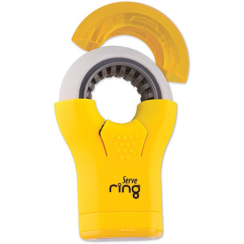 Serve Ring Eraser & Sharpener Plastic - Multicolor - 1 Each (RING8KTKR)