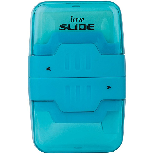 Serve Slide Eraser & Sharpener Plastic - Multicolor - 1 Each (SLIDE9KTKR)