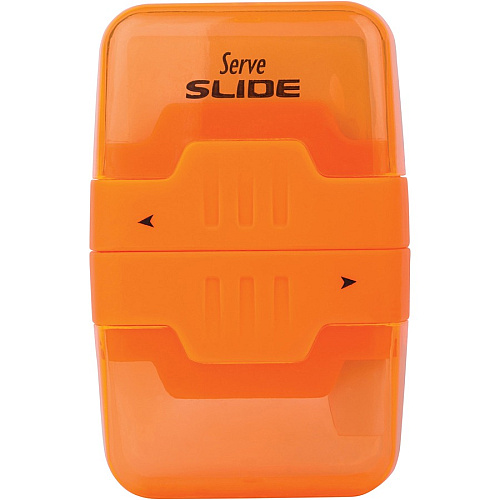 Serve Slide Eraser & Sharpener Plastic - Multicolor - 1 Each (SLIDE9KTKR)