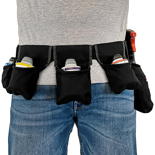 TruShot 2.0 Mobile Dispensing Belt Adjustable - Hook & Loop Attachment - 2" Width x 49" Length - Black - Nylon, Cotton - 1 Each (TSBELT)