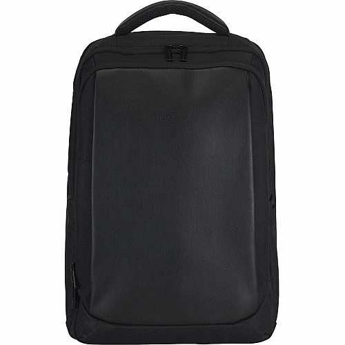 bugatti Carrying Case (Backpack) for 15.6" Notebook - Black Damage Resistant - Polyester Body - Shoulder Strap, Handle - 16.8" Height x 11.8" Width x 7.3" Depth - 1 Each (BKP106BK)