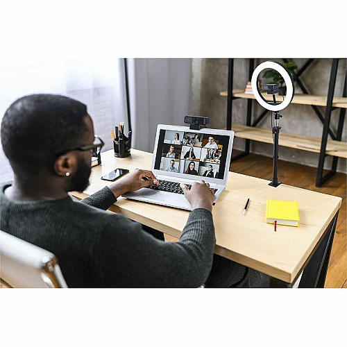 Kensington L1000 Bicolour Ring Light with Webcam Mount Stand (87653)