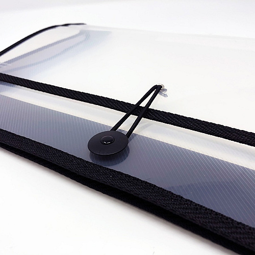 Lion EXPAND-N-FILE File Wallet 3" Folder Capacity - Clear - 1 Each (48170CR)