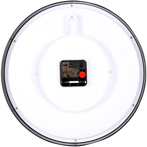 Victory Light Heavy-duty Silent Wall Clock Black, Gray Case - Plastic (TC15071FE)