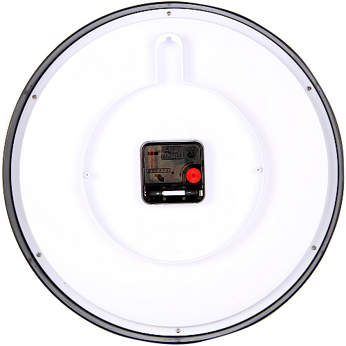 Victory Light Heavy-duty Silent Wall Clock Black, Gray Case - Plastic (TC15071FE)