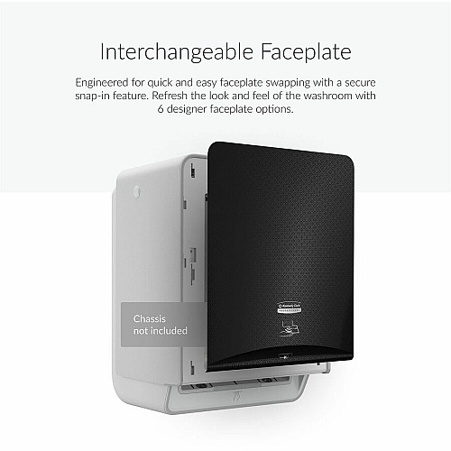 Kimberly-Clark Professional ICON Automatic Hard Roll Towel Dispenser Faceplate 15" x 12" x 1.5" - 1 Each (58780)