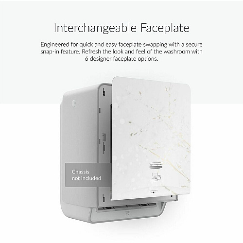 Kimberly-Clark Professional ICON Automatic Hard Roll Towel Dispenser Faceplate 15" x 12" x 1.5" - 1 Each (58820)