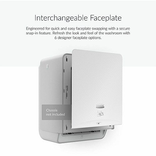 Kimberly-Clark Professional ICON Automatic Hard Roll Towel Dispenser Faceplate 15" x 12" x 1.5" - 1 Each (58770)