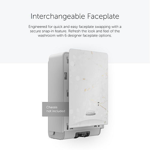 Kimberly-Clark Professional ICON Electronic Skin Care Dispenser Faceplate 10" x 7" x 1.5" - 1 Each (58824)